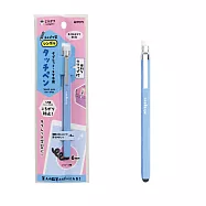 KUTSUWA 六角鉛筆造型觸控筆 亮藍