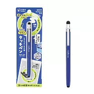 KUTSUWA 六角鉛筆型雙頭觸控筆 海軍藍