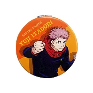 【日本正版授權】咒術迴戰 皮質 雙面摺疊鏡 化妝鏡/隨身鏡/補妝鏡/鏡子 - 虎杖悠仁