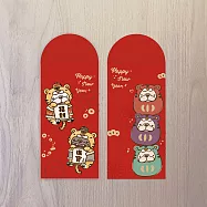 法鬥虎年燙金紅包袋組合(兩款共10入)