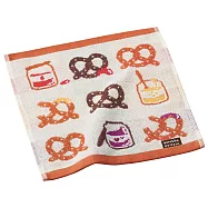 【日本丸真】PorukkaPattern葡萄牙製北歐插畫創意洗臉巾 (蝴蝶餅)