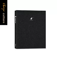 珠友 HP-06357 A4/13K PP輕便文件夾/資料夾/資料簿/檔案夾/可收納A3文件/文書收納-10頁 01黑