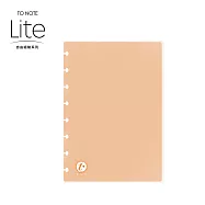 TO NOTE LITE 封面扉頁 蜜糖橙