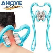 【Ahoye】可調式六輪肩頸按摩器 頸椎按摩