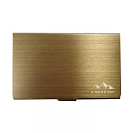 青青 Calm系列 CT-114 簡約系名片盒 B.古銅金