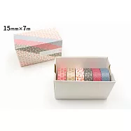 【日本mt和紙膠帶】Gift Box 5入組 ‧ WAMON和紋