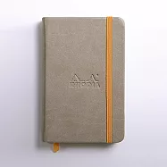 【Rhodia|Rhodiarama】Hardcover 精裝硬皮束帶筆記本_A6_象牙色_空白_90g_96張_ 豆沙色