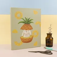 【Conifer】25K插畫系列孔夾 20孔孔夾-不含內頁 旺來兔