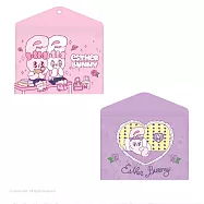 JzFun 艾絲樂小兔/鈕扣資料夾組合 夢幻&青春