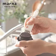 【日本Marna】保溫瓶杯蓋清潔刷/縫隙刷/ 間隙刷/瓶口刷(原廠總代理)
