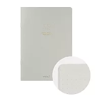 MIDORI 點點彩色筆記本A5- 灰