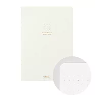MIDORI 點點彩色筆記本A5- 白