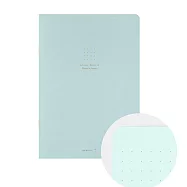 MIDORI 點點彩色筆記本A5- 藍