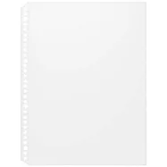 【MUJI 無印良品】補充用透明袋/A4.30孔.15入