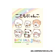 日本NOL-小貓(Line貼圖)入浴球Ⅲ(香醇茶香氣/附公仔/沐浴球/洗澡玩具/交換禮物)(有效日期2026/9/18)