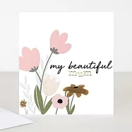 【caroline gardner】my beautiful mum 母親節限定卡 #BLM010