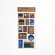 【 Hello Studio 你好工作室 】旅行郵便局 Travel Postal|割型郵票貼紙