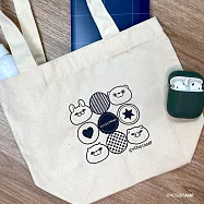 YOSISTAMP/呦嘻百分百帆布托特包