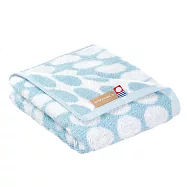 【日本ORIM今治毛巾】BUBBLE水玉 天然純棉毛巾 ‧ 空雲藍