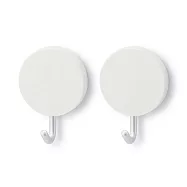 【MUJI 無印良品】鋁製掛鉤/磁鐵式/大/2入