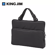 【KING JIM】NEW BASIC 輕型防潑水筆電收納包 黑色