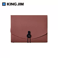 【KING JIM】lots 紙質大開口收納盒 A5 磚紅
