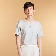 【ST.MALO】美國抗菌IONIC+銀纖維兩穿式冰沁女上衣-2203WT- M 銀河灰/長春花藍