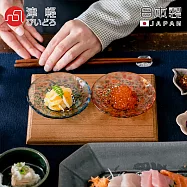 【ADERIA】日本製津輕系列手作金彩款對盤組(10x10x1.8cm)