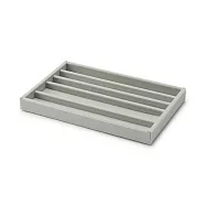 【MUJI 無印良品】灰絨內盒.可堆疊.大/項鍊收納用