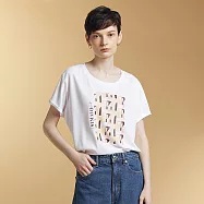 【ST.MALO】美國銀纖維IONIC+視覺藝術美學手繪丰采女上衣-2208WT- 2XL 寧靜白