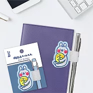 JzFun 懶散兔&啾先生/刺繡重複黏貼筆插擁抱