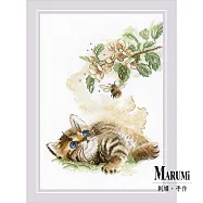 RIOLIS 十字繡材料包 - 慵懶的小喵咪