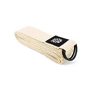 【QMAT】瑜珈繩 台灣製(伸展帶 無彈性棉質繩) 米白