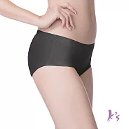 【K’s凱恩絲】舒適質感亮面素色無痕內褲 FREE 黑色