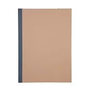 【MUJI 無印良品】筆記本(7mm橫線).線裝/30張.A4米色