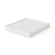 【MUJI 無印良品】聚丙烯檔案盒用蓋(可裝置輪子)/寬25cm用/灰白