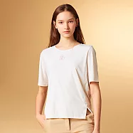 【ST.MALO】海洋纖維SEAWOOL緞光絲柔精品女上衣-2207WT- XL 奶油白