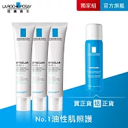 【理膚寶水】淨痘無瑕極效精華40ml X3(加贈瞬效控油噴霧50ml)