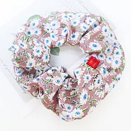 【PinkyPinky Boutique】好好摸 小白花 大腸圈髮束 (粉紅色)