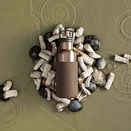 美國HYDY時尚保溫水壺_水波紋_冷杉-荒野 480ml 不銹鋼保溫壺