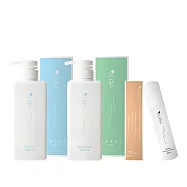 NUKAH 新雨舒敏頭皮調理洗護組 (涼感洗髮精600ml+輕潤護髮乳600ml+精華液60ml)