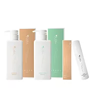 NUKAH 新雨舒敏頭皮調理洗護組 (舒敏洗髮精600ml+輕潤護髮乳600ml+精華液60ml)