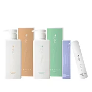 NUKAH 新雨滋養頭皮調理洗護組 (舒敏洗髮精600ml+輕潤護髮乳600ml+精華液60ml)