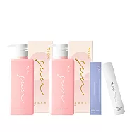 NUKAH 新雨滋養頭皮調理洗護組 (修護洗髮精600ml+修護護髮乳600ml+精華液60ml)