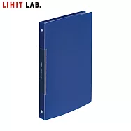 LIHIT LAB N-8501 A4 30孔15入活頁式資料本( soure ) 深藍色
