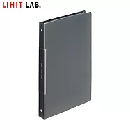 LIHIT LAB N-8501 A4 30孔15入活頁式資料本( soure ) 黑色