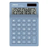 國考專用 JINHO京禾 雙電源 無印風 莫蘭迪 質感文具 極簡風格 JH-2891-12 晴山藍