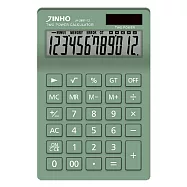 國考專用 JINHO京禾 雙電源 無印風 莫蘭迪 質感文具 極簡風格 JH-2891-12 瓦松綠