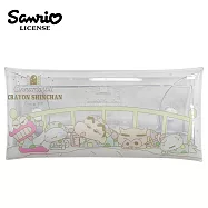 【日本正版授權】大耳狗 x 蠟筆小新 透明筆袋 收納包/鉛筆盒/筆袋 肥嘟嘟左衛門/野原新之助