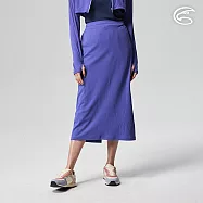 ADISI UPF50+防曬抑菌遮陽長裙片AD2211046 (F) / 吸濕排汗 彈性 抗紫外線 抗UV 抗菌 防臭 防曬裙 遮陽裙 FREE 宇宙紫